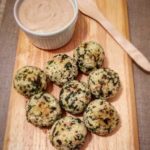 polpette di miglio cime di rapa con crema di cannellini