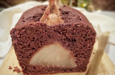 plumcake pere e cioccolato