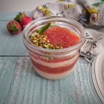 budino di riso integrale con kanten alla frutta