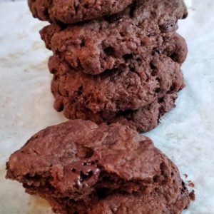 biscotti friabili al doppio cioccolato
