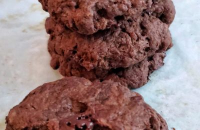 biscotti friabili al doppio cioccolato